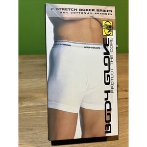 Body Glove 2 Stretch Boxer Briefs Size L Black 96% Cotton
